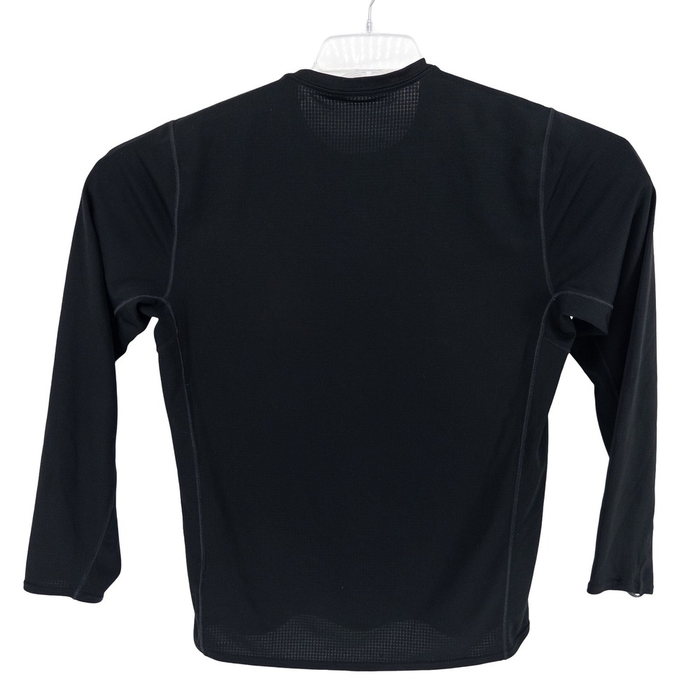 Patagonia Mens Med Midweight Capilene Crewneck Baselayer Shirt Black 44425 Gorp - Picture 5 of 9